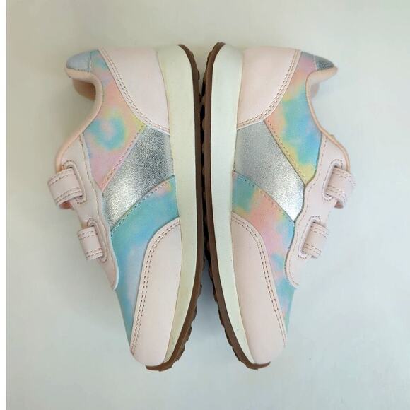 Cat & Jack Girl's Pink & Blue Sneakers Size 12 - Picture 8 of 12